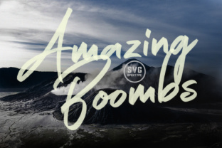 Amazing Boombs: Elevate Your Designs with Dynamic Brush Script