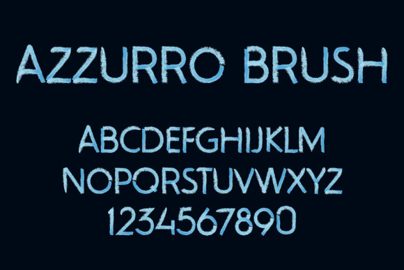 Azzurro: Urban Energy in a Color Font