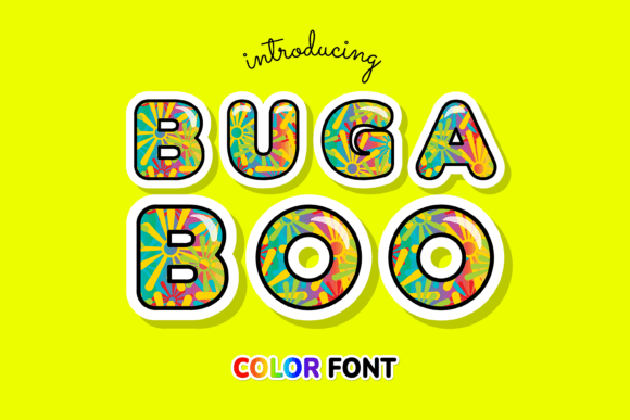 Bugaboo: Elevating Visual Projects with a Vibrant Color Font