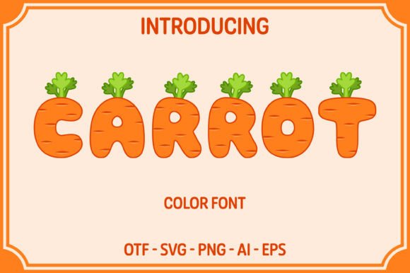 Carrot: A Playful Typeface for Vibrant Design