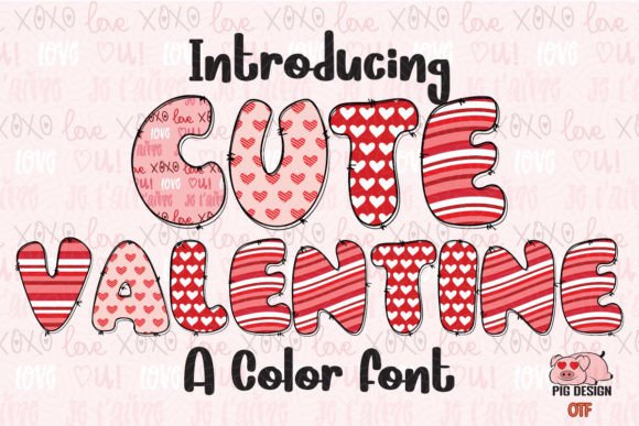Cute Valentine: A Whimsical Font for Modern Design
