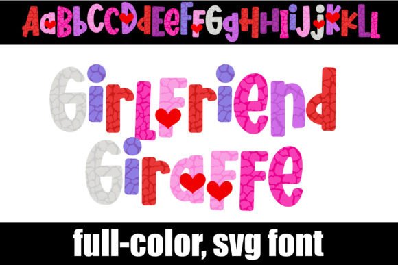 Discover the Sweet Charm of Girlfriend Giraffe Font