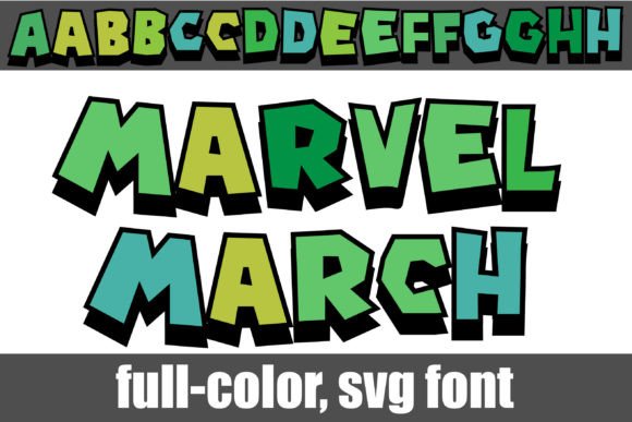 Marvel March: Elevate Your Designs with Festive Typography