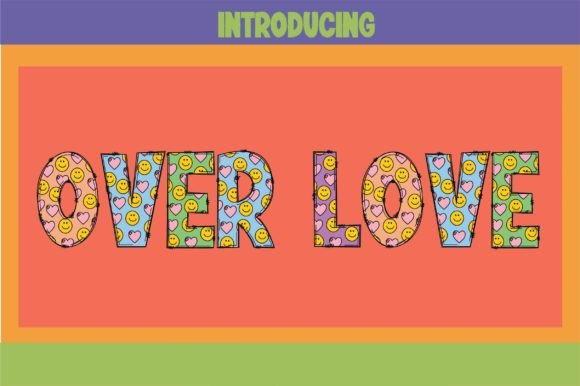 Over Love: A Vibrant Color Font for Modern Design