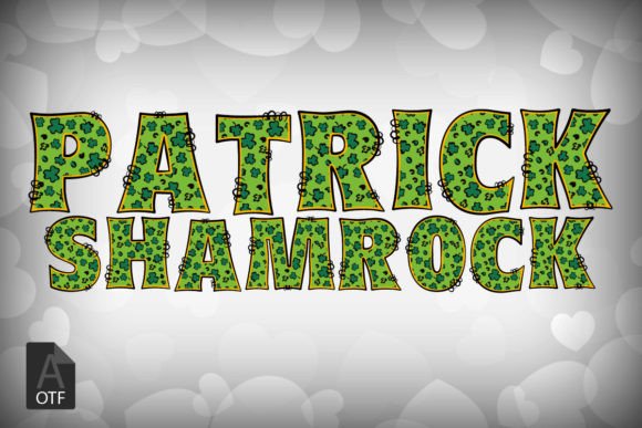 Patrick Shamrock: A Fun and Lucky Color Font for Bold Designs