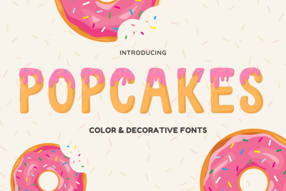 Popcakes: A Playful Color Font for Modern Design