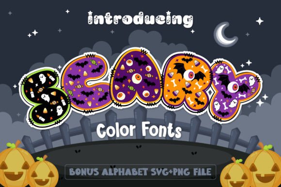 Scary: A Fun & Detailed Halloween Font for Creative Projects