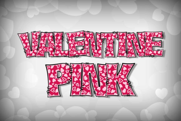 Valentine Pink: A Dynamic Font for Modern Design