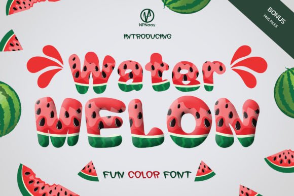 Water Melon: A Fresh Font for Vibrant Design Projects