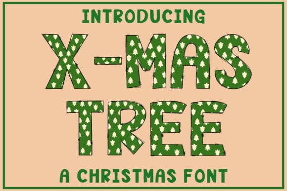 X-mas Tree: A Festive Color Font for Vibrant Design