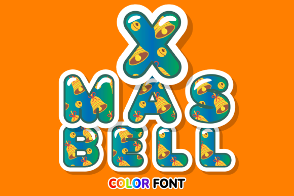 Xmas Bell: A Festive Color Font for Impactful Design